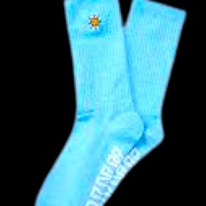 VS Pink Cool & Bright Cozy Socks Blue